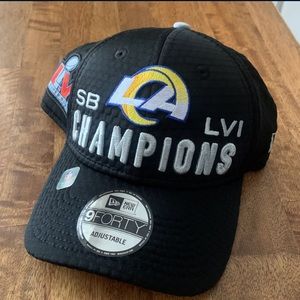 Brand new never worn Super Bowl 56 Los Angeles Rams SnapBack hat.